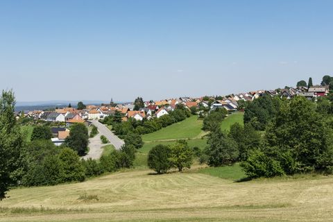 Blick auf den Ortsteil Grunbach
