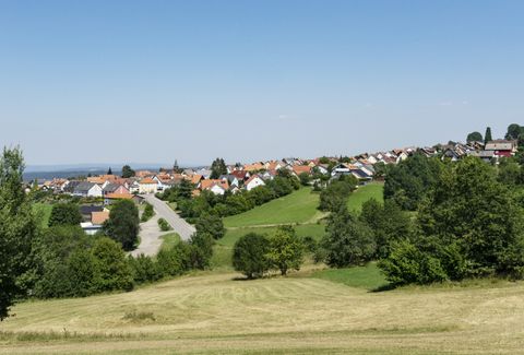 Blick auf den Ortsteil Grunbach