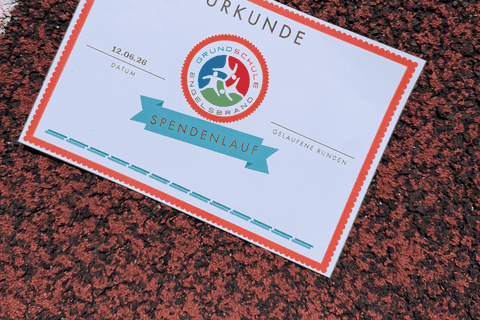 Würdigung der Kinder für ihren Einsatz 