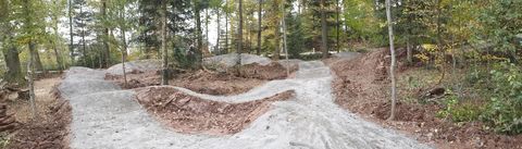 Renovierungsarbeiten im Bikepark Engelsbrand